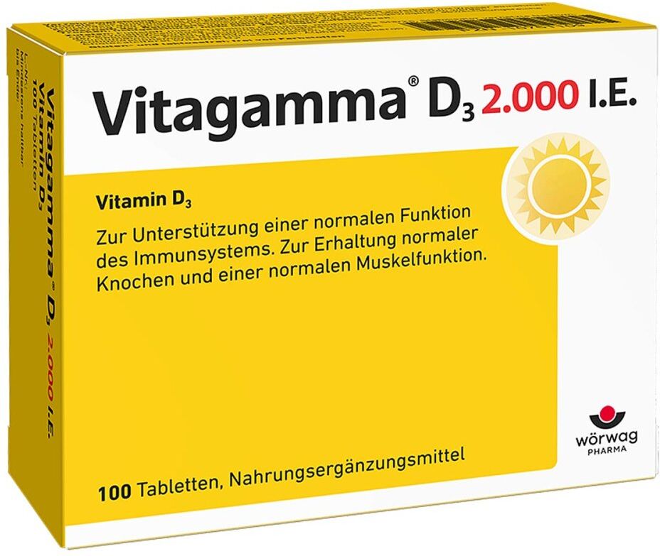 Vitagamma D3 2.000 I.e. Vitamin D3 Nem Tabletten
