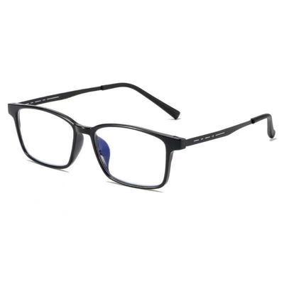 Pure Titanium Anti Blue Light Reading Glasses For Men, Presbyopia Eyewear With Diopter Strengths black strength 200