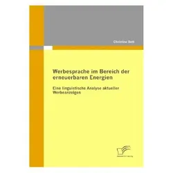 Werbesprache im Bereich der erneuerbaren Energien, Fachbücher von Christine Bott