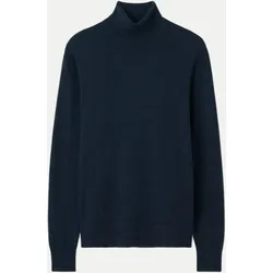 Slim-Fit Rollkragenpullover Blau XXL