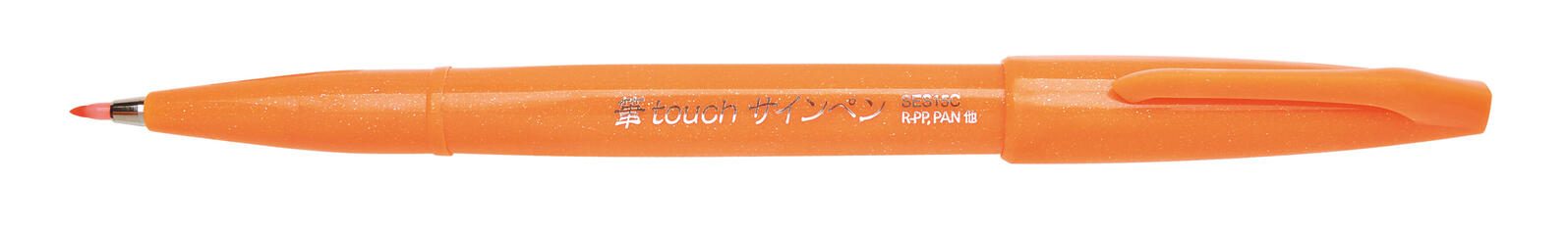 Pentel Brush-Pen Orange SES15C-F