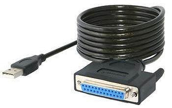 PremiumCord USB-naar-parallel adapter (kuprint2) USB-kabel voor printers