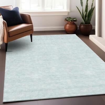 Addison Rugs Machine Washable Indoor/ Outdoor Solid Causal Chantille Rug