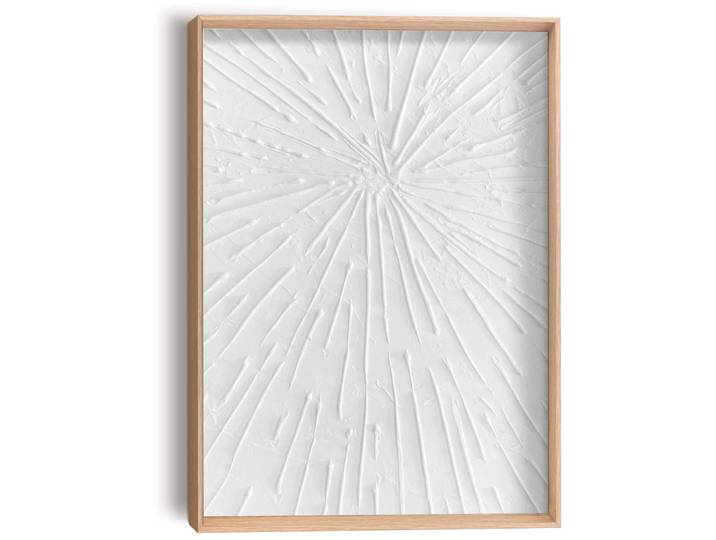 Bild REINDERS Strahlen , weiss (farbe bild(er): weiß), B:30cm H:40cm T:3cm, Holzwerkstoff, Bilder, Bild
