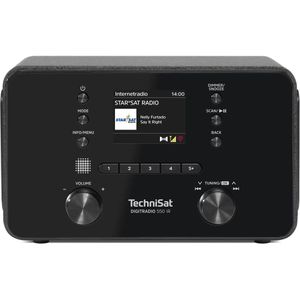 TechniSat Radio Digitradio 550 DAB+, Bluetooth, WLAN, USB, Internet, Stereo
