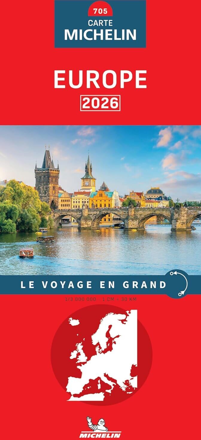 Carte routière n° 705 - Europe 2026   Michelin