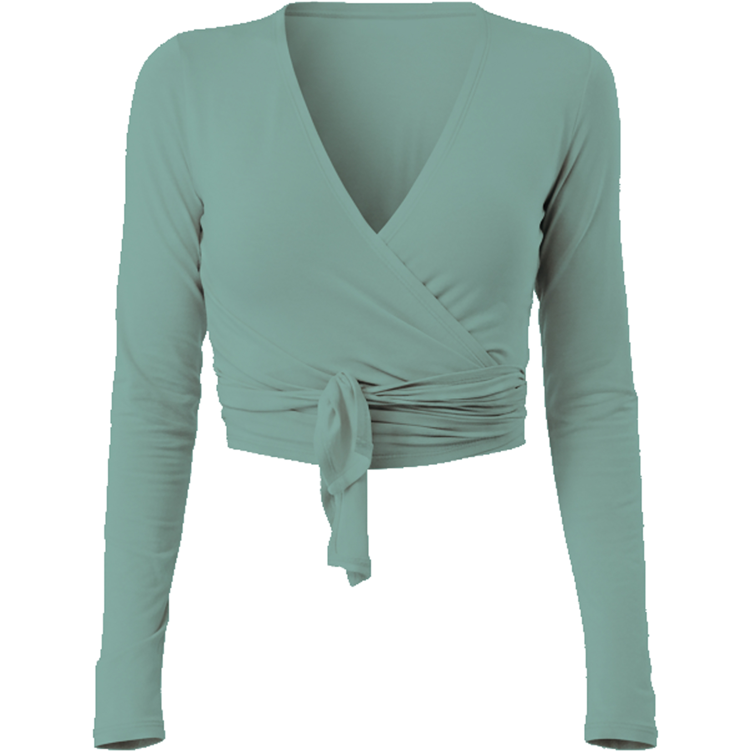 Mandala Signature Wrap Damen Longsleeves gruen Größe M Yoga Hautfreundlich
