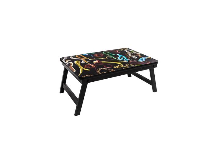 Design Sofa- & Betttablett „Toiletpaper Snake“ Multicolor Seletti