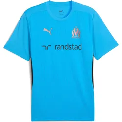 Puma, Herren, Sportshirt, OM Training Jersey (XL), Kupfer, Blau