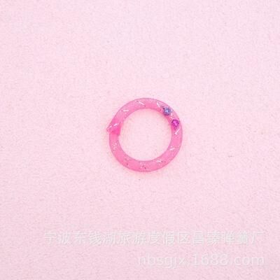 Uplift Essentials Bouncing Sweet Donut Spring Cat Toy red