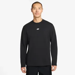 NIKE Sportswear Club Varsity Crew Neck Sweatshirt Herren 010 - black/white L