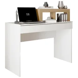 Schreibtisch Easy Office Eichefarben/Weiß