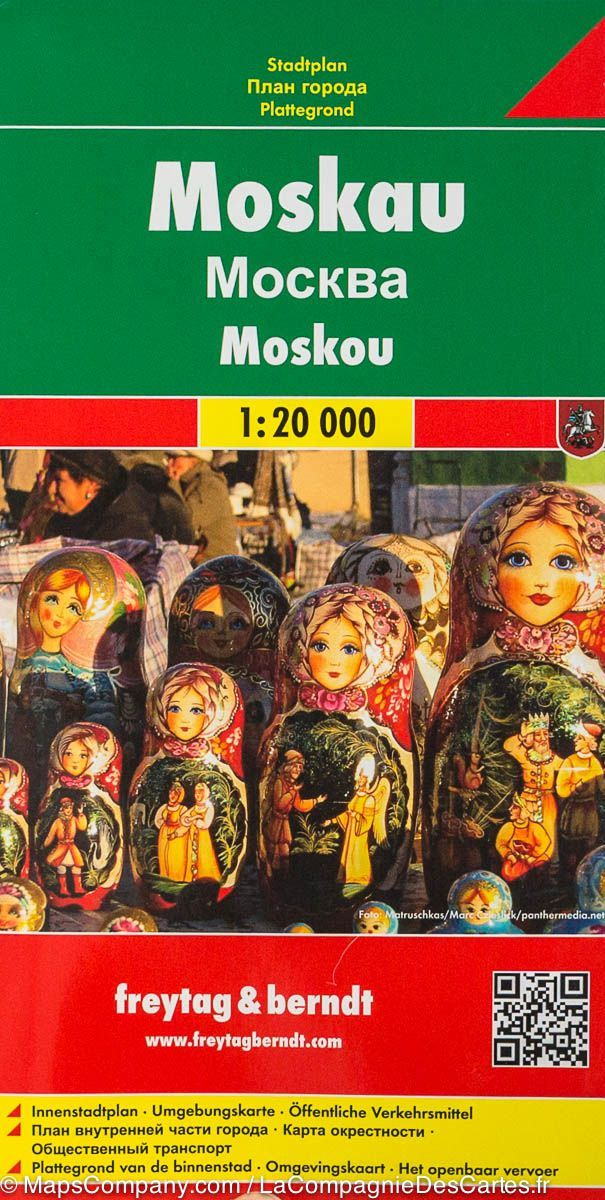 Plan détaillé - Moscou (Russie)   Freytag & Berndt