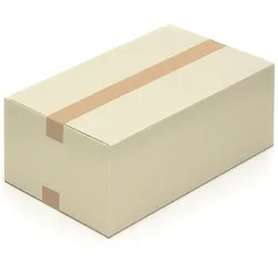 KK Verpackungen 75 Graskartons 500 x 300 x 200 mm Grapapier Kartons Versandkartons aus Graspapier