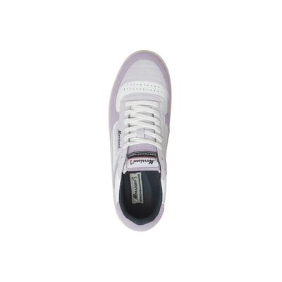 Sneaker MORRISON "Morrison zeta", Herren, Gr. 41, lila (weiß, lila), Leder, Schuhe Sneaker