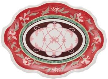 Fitz and Floyd Chalet Oval Platter, 17 Inch