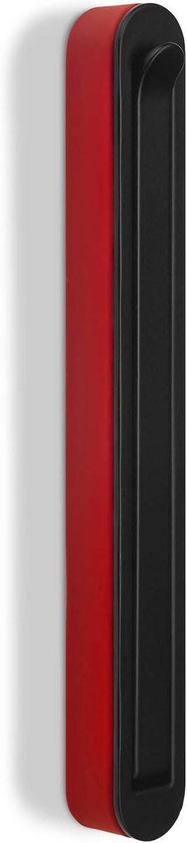 Inklapbare Garderobehaken Zwart Rood - 140 mm hoog