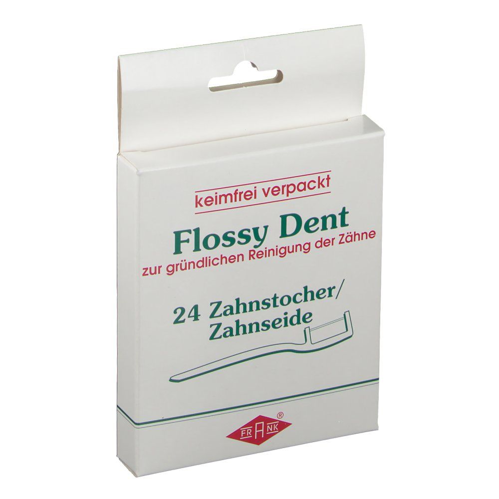 Flossy Dent Zahnseide/Zahnstocher 24 St Zahnseide