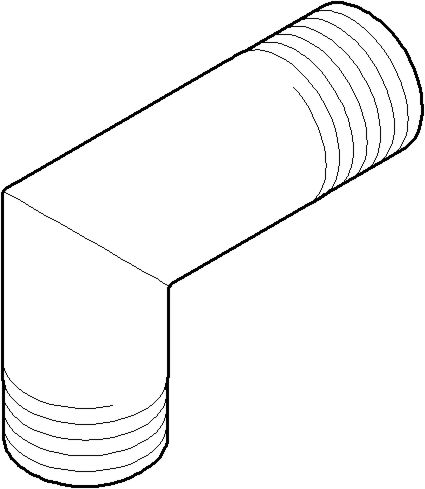 Dornbracht Brause-Anschluss G 1/2x G 091103121-08 platin