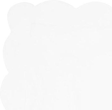 Emma Scalloped Duvet Cover - White, King - Ballard Designs