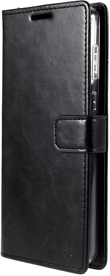 Mercury GOOSPERY Blue Moon Samsung Galaxy A73 (5G) Læder Cover m. Pung - Sort