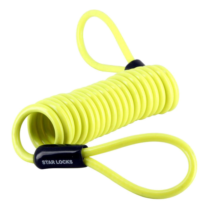 Cordon de rappel Kyoto pour bloque disque Ø4mm x 1m50 jaune