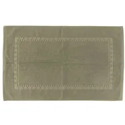 NACHTIGALL Badematte uni Jacquard Baumwolle HeiQ™ Pure