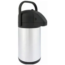 Maku Pumpenthermosflasche, Thermoskanne, Schwarz