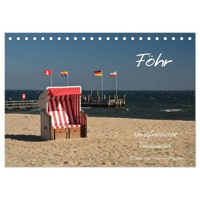 Föhr - Nordfriesische Trauminsel (Tischkalender 2027 DIN A5 quer), CALVENDO Monatskalender