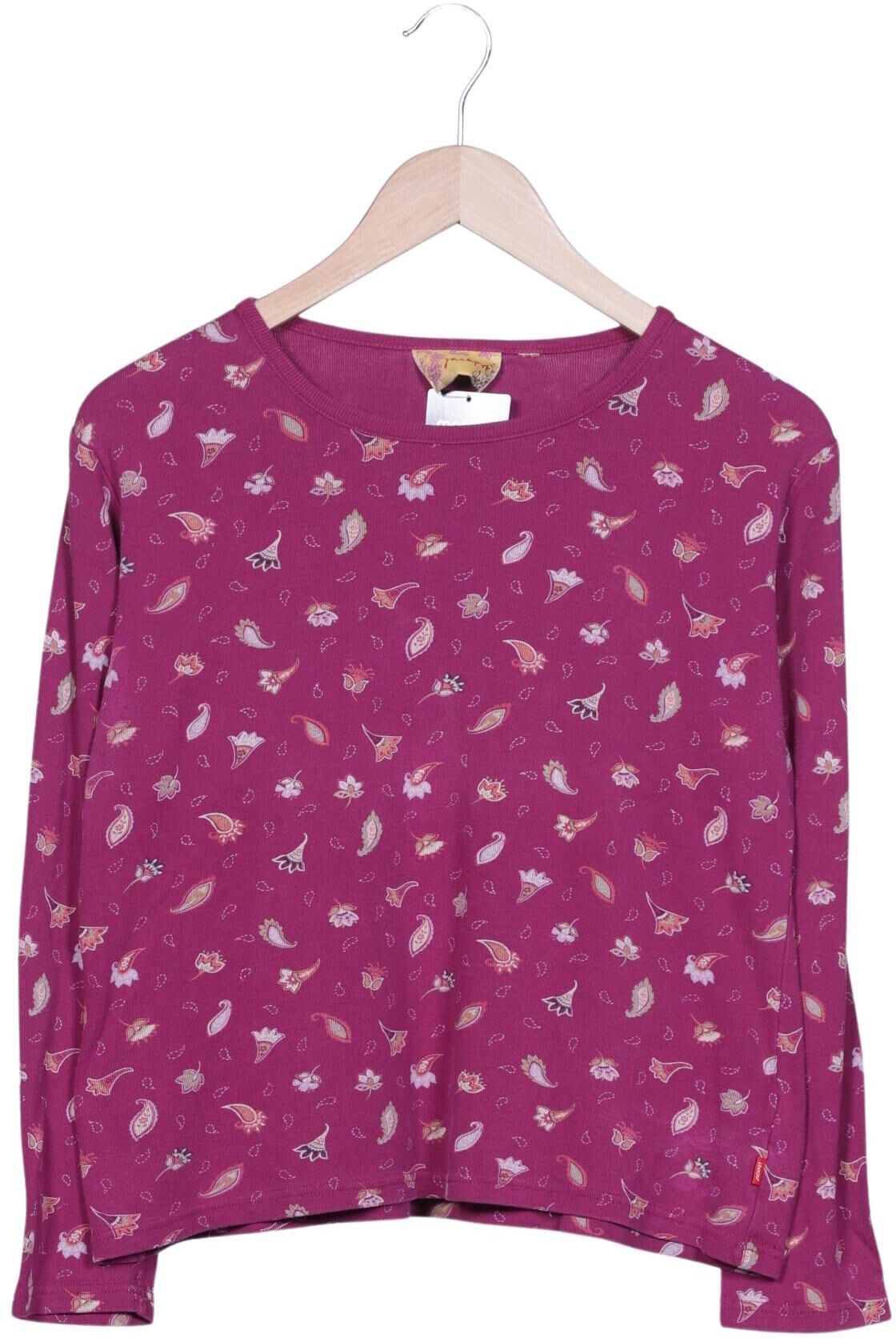 Jackpot Damen Langarmshirt, Lila, Gr. XL, Baumwolle - Second Hand