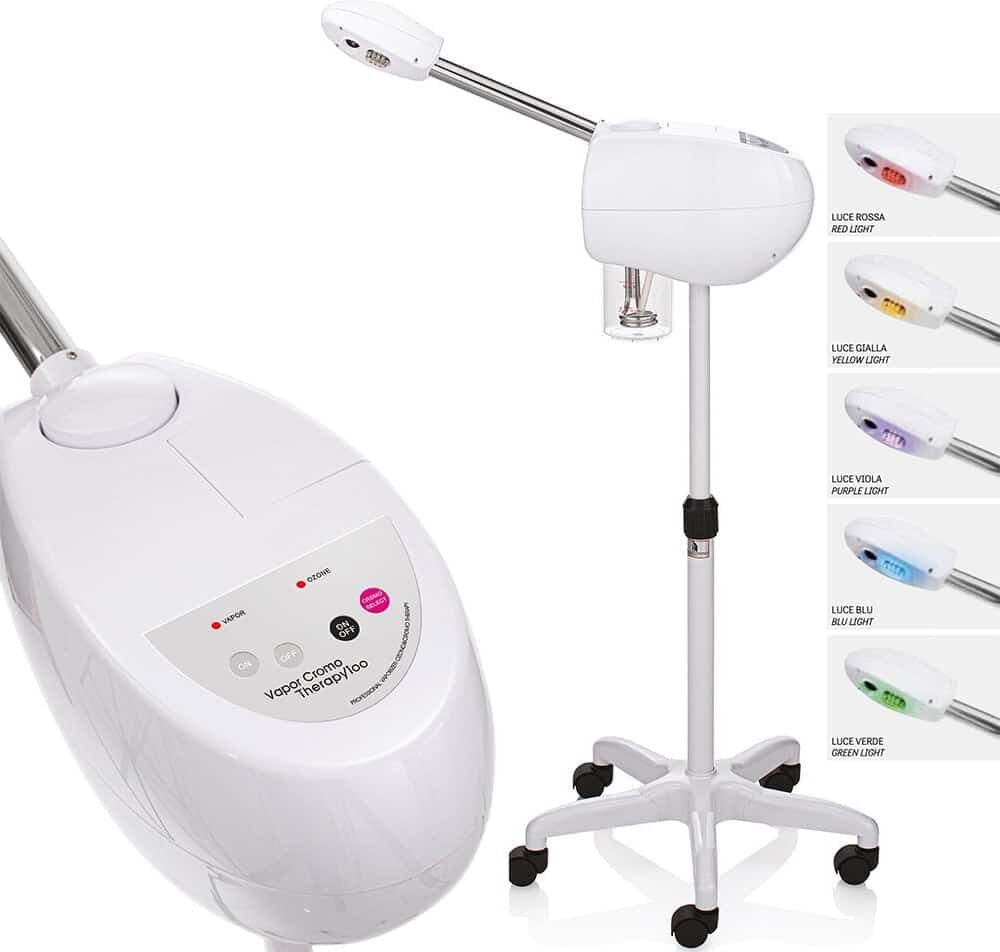 Xanitalia Vaporizzatore ozono e cromoterapia con stativo per trattamenti pulizia viso estetista estetica Therapy 100 XaniPro