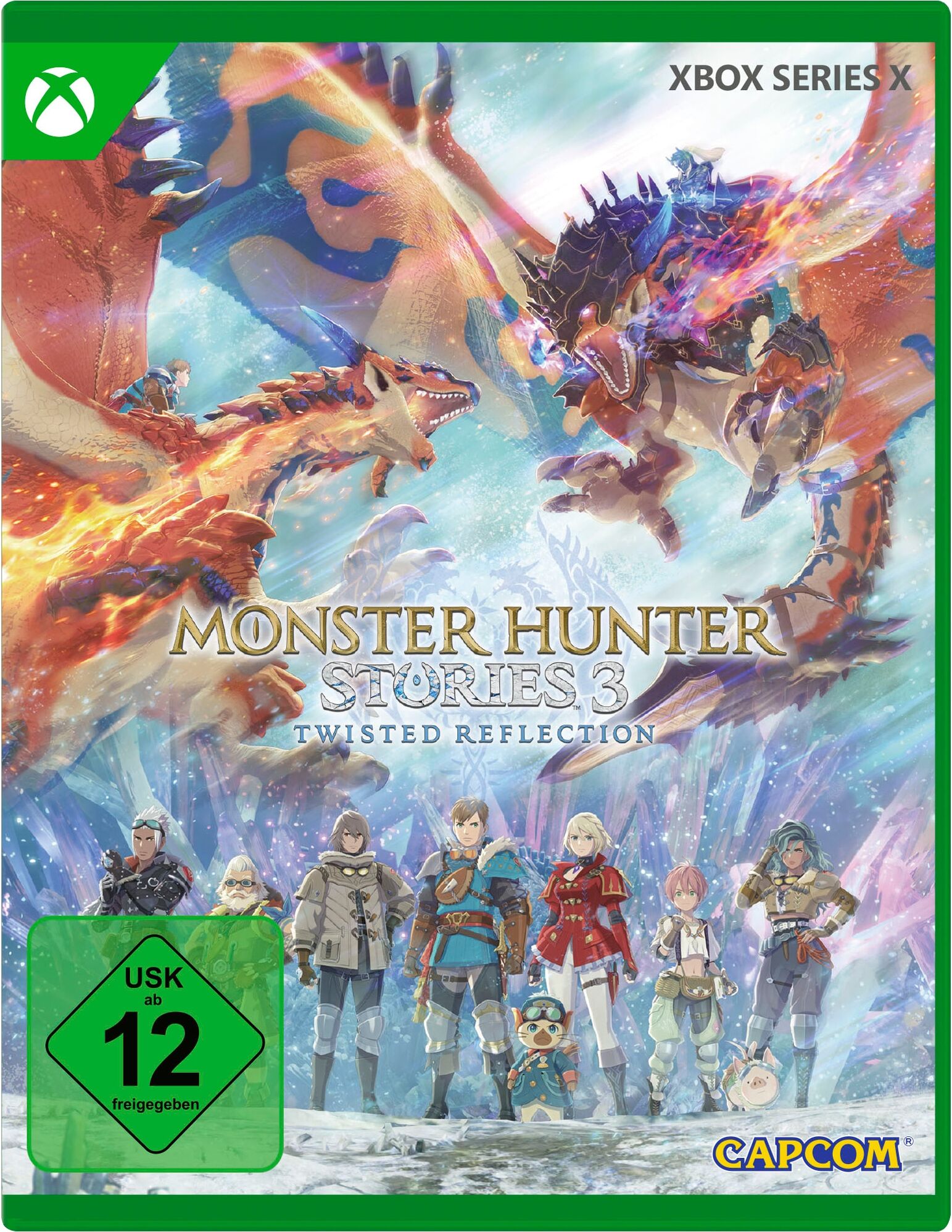 CAPCOM Spielesoftware "Monster Hunter Stories 3: Twisted Reflection", weiß, neutral, Xbox Series X, Spielesoftware
