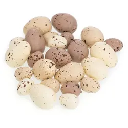 Eier, 2,5–5 cm, 24 Stück