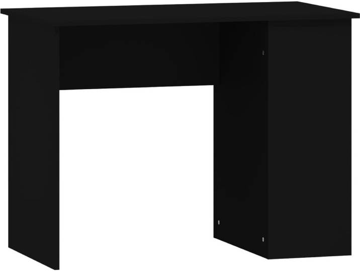 vidaXL vidaXL Bureau - 100x55x75 cm - Fait main - Bois - Noir