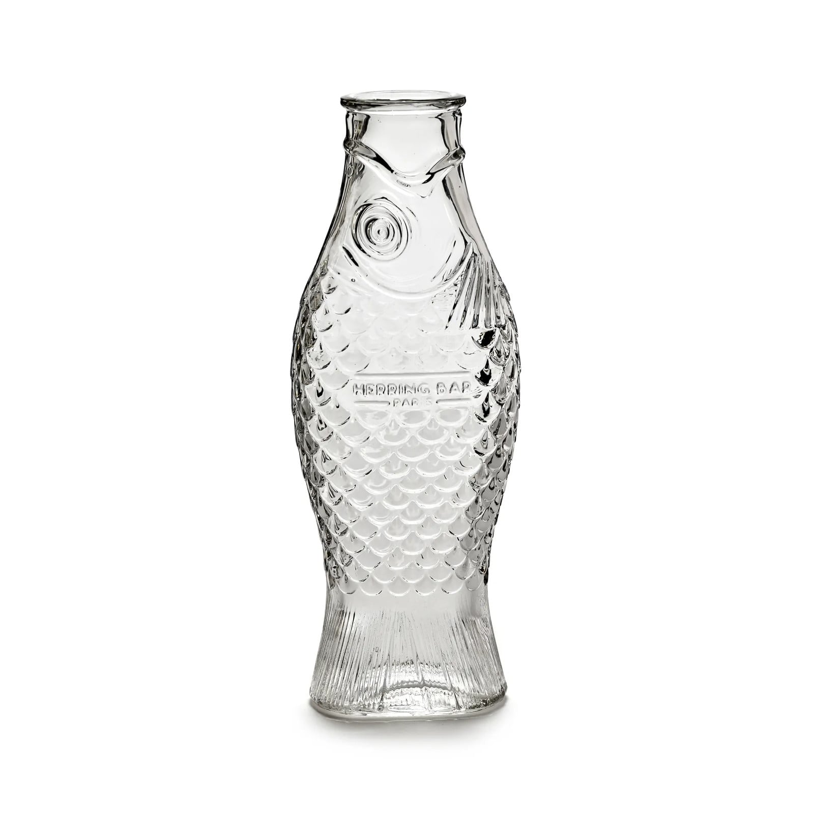 Serax Fish & Fish glazen karafe, Transparent, 0,85 l
