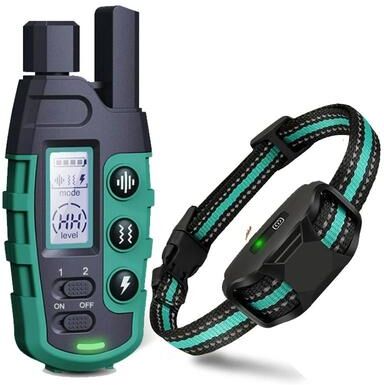 Uplift Essentials 3300ft Professional Remote Dog Training Collar Waterproof Behavior Correction System 1 Collar Green