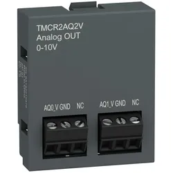 Schneider Electric TMCR2AQ2V Easy Modicon M200, Optionales Steckmodul, 2 analoge Ausgänge, Spannung