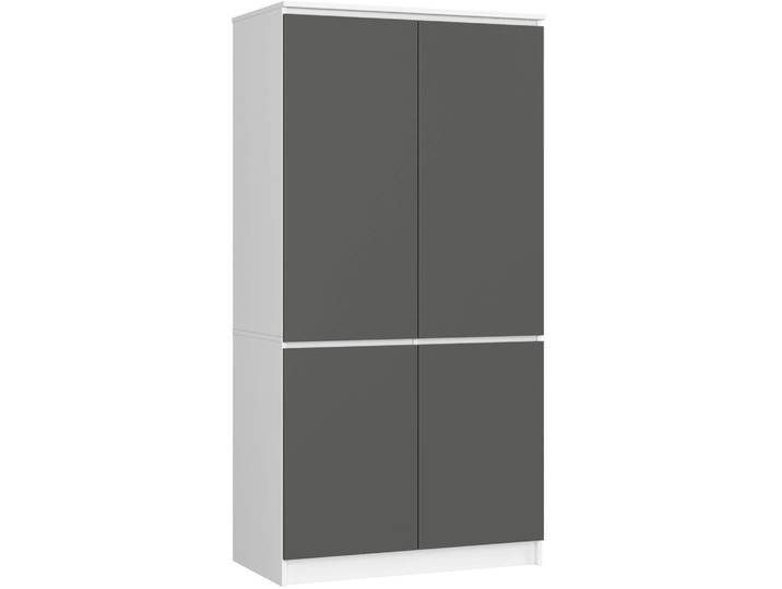 Kleiderschrank – CLP – Weiß / Graphit