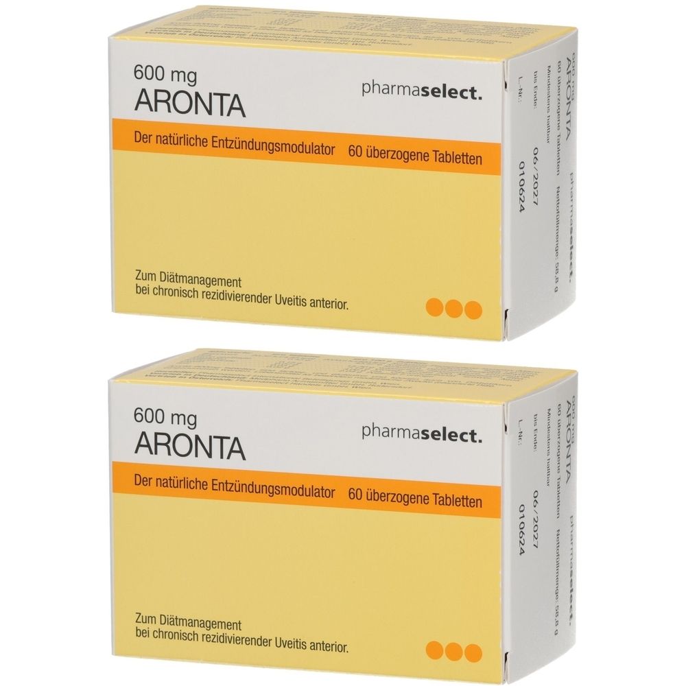 Aronta 600Mg x2 2x60 St Tabletten