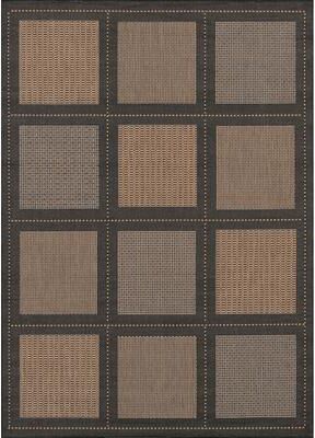 Dream Decor Rugs Pergola Checkers Indoor Outdoor Area Rug