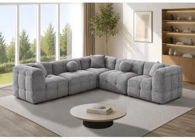 Best Quality Furniture Sectional Boucle or Leathaire Set