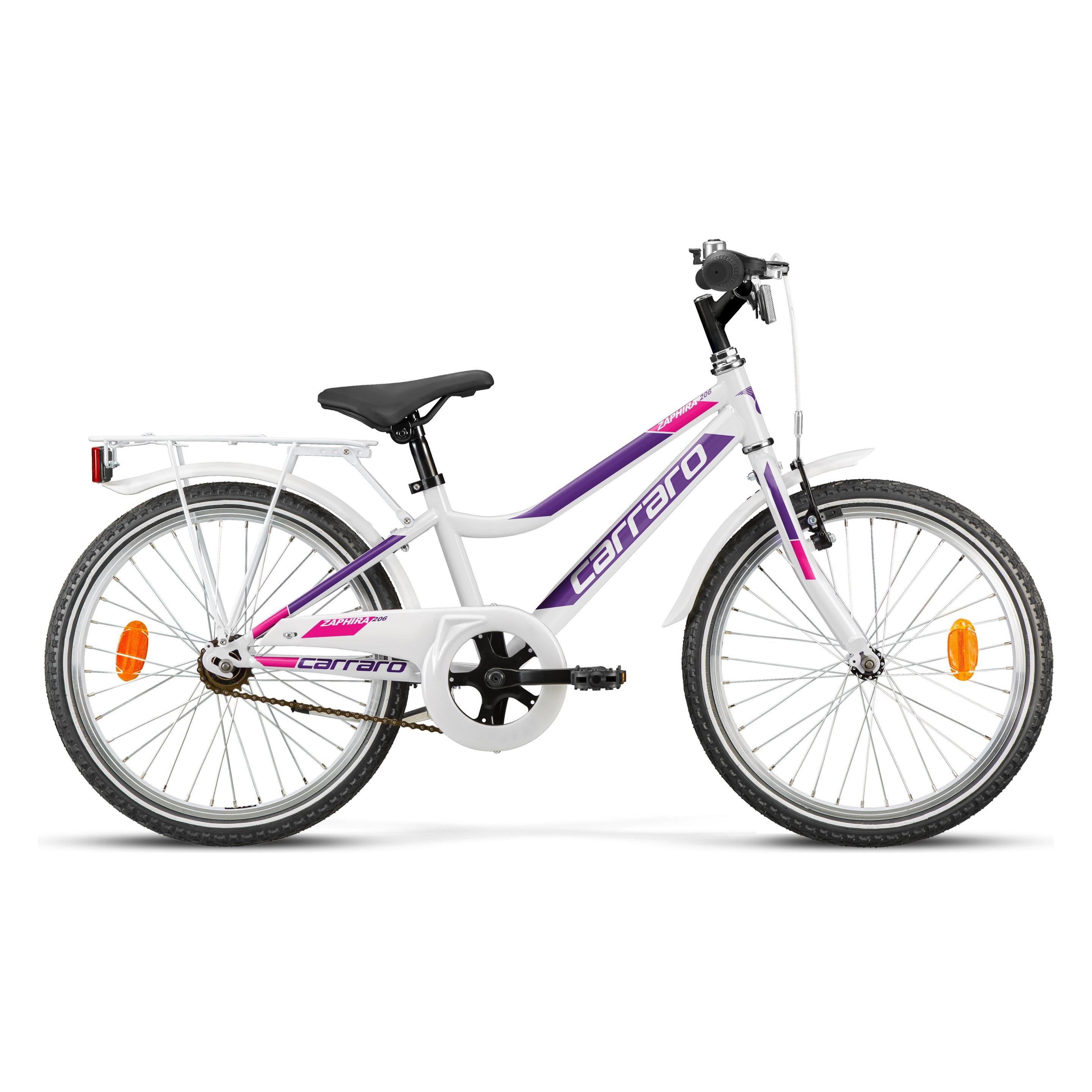 Carraro Zaphira 20" bicycle, 3-speed, white (20") (0115340630)