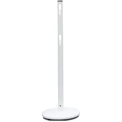 Viso, Absperrung, BSA100B Weiss Metalpfosten-festen Basis O x H 50 mm 1000