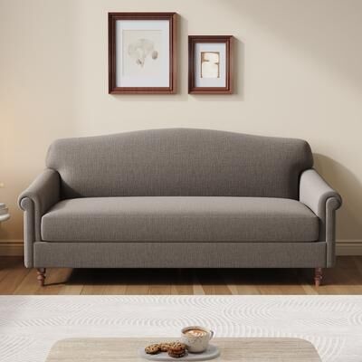 Kodotan sofa "Modern Loveseat Sofa 77.5"" 2-seater Couch Upholstered Loveseat with Rolled Arms for Living Room,Reading Corner and Small Spaces"