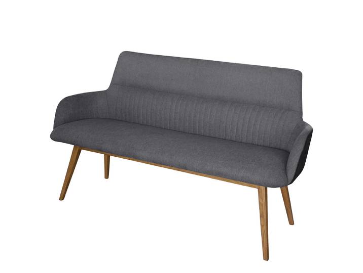 Bank MATOMO 159 x 91 x 63cm Grau/Dunkelgrau