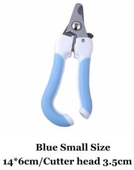 Happy Pet Pantry Professional Pet Dog Nail Clippers & Cat Nail Clippers Stainless Steel Grooming Tool blue
