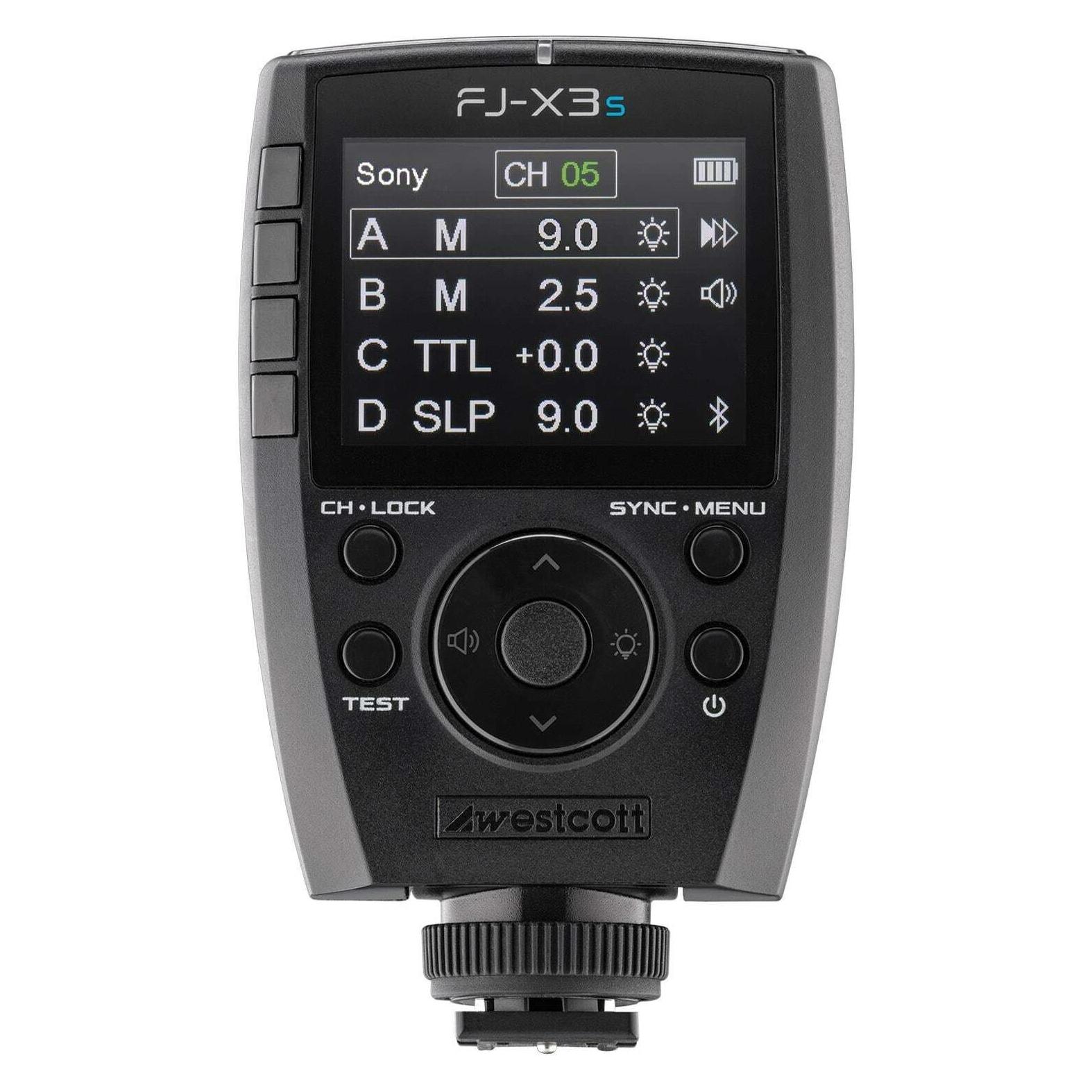 Westcott FJ X3s Wireless Flash Trigger with Sony Camera Mount (Bluetooth, Funk) (4788)