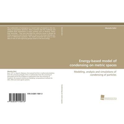 Energy-based model of condensing on metric spaces, Taschenbuch von Mostafa Zahri, Südwestdeutscher Verlag für Hochschulschriften, 978-3-8381-1081-3