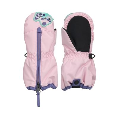 Snowboardhandschuhe ROXY "Snows Up Mitt", Kinder, Gr. M, rosa (rose shadow), Kunstfaser, Handschuhe