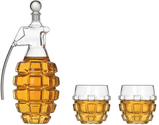 Bar Bespoke Grenade Decanter Set